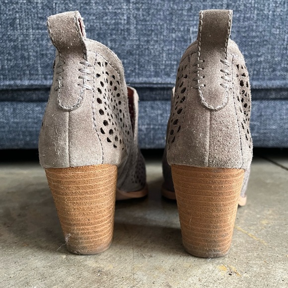 Jeffery Campbell Perforated Suede Ankle Boots - Picture 3 of 5